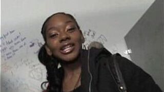Interracial Fun Through A GloryHole - porn video