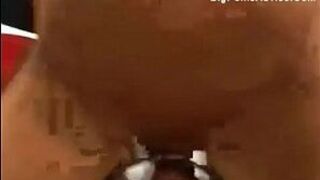 Big cock fucking a super skinny chick - porn video