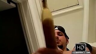 When he masturbates this twink uses a penis pump - porn video