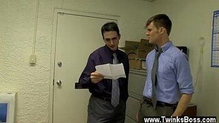 Hot gay blowjob at twinksboss - porn video
