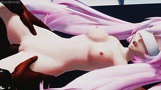 Miku begs for a BBC - porn video