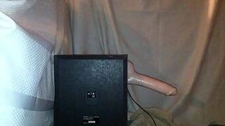 Chubby bi man dildoing when wife is out - porn video
